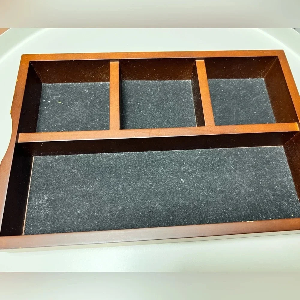 Wood Jewelry Storage Case for Necklaces, Earring, Rings